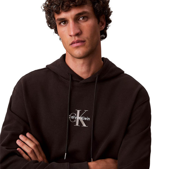 Calvin Klein Ανδρικό φούτερ Cotton Terry Monogram Hoodie